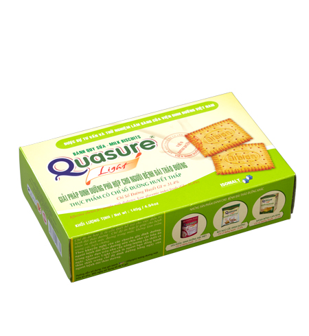 Bánh Quy Quasure Light  Sữa 140 gam