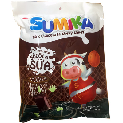 Kẹo mềm Sumika Socola sữa túi 350 gam