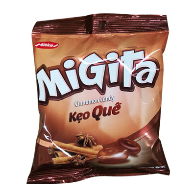 Kẹo cứng Migita Quế túi 140 gam