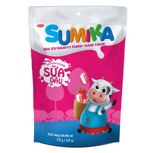 Kẹo Sumika Dâu Sữa túi 275 gam