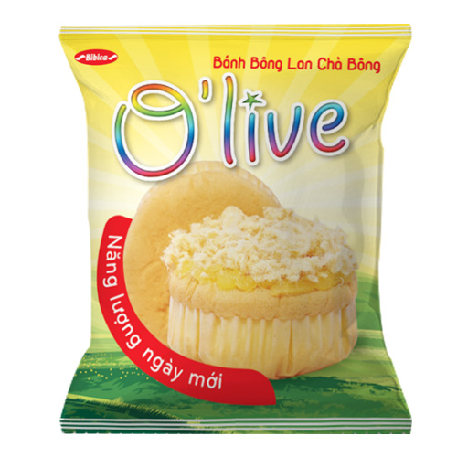 Bánh Bông Lan Chà Bông Trứng muối Olive 35 gam (Miền Nam)