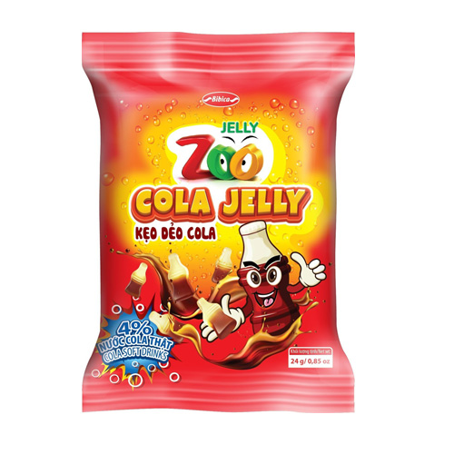Kẹo dẻo Zoo Cola túi 24 gam