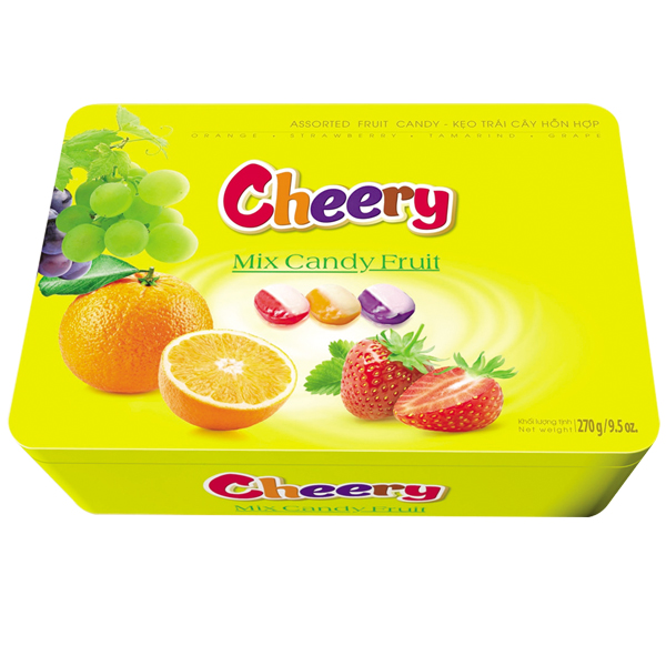 Kẹo mềm hỗn hợp Trái cây CHEERY 350g